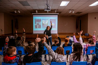 Author Jennifer Nielsen visits Bruno-Pyatt school